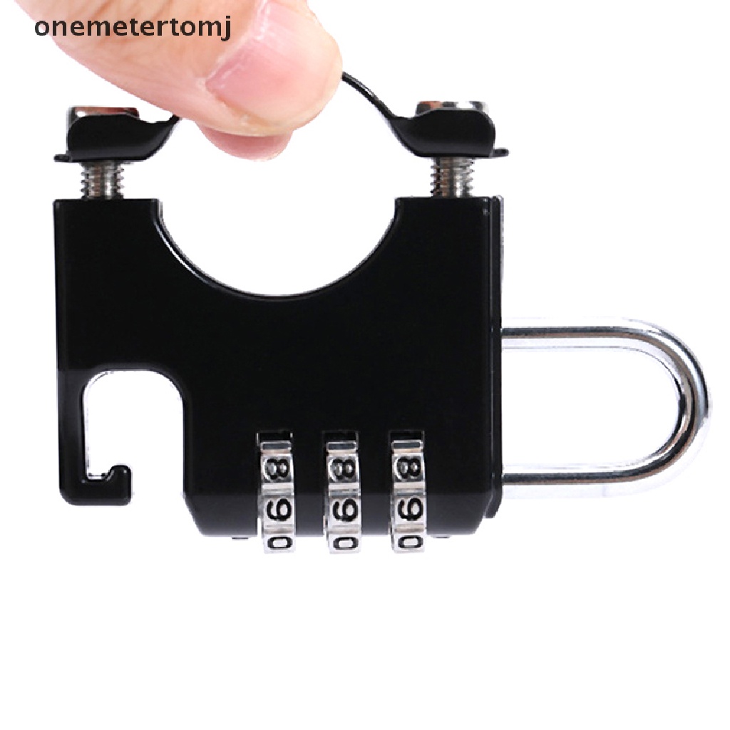 Khóa Số 3 Số Kỹ Thuật Số Gắn Tay Lái Xe Đạp / Mũ Bảo Hiểm