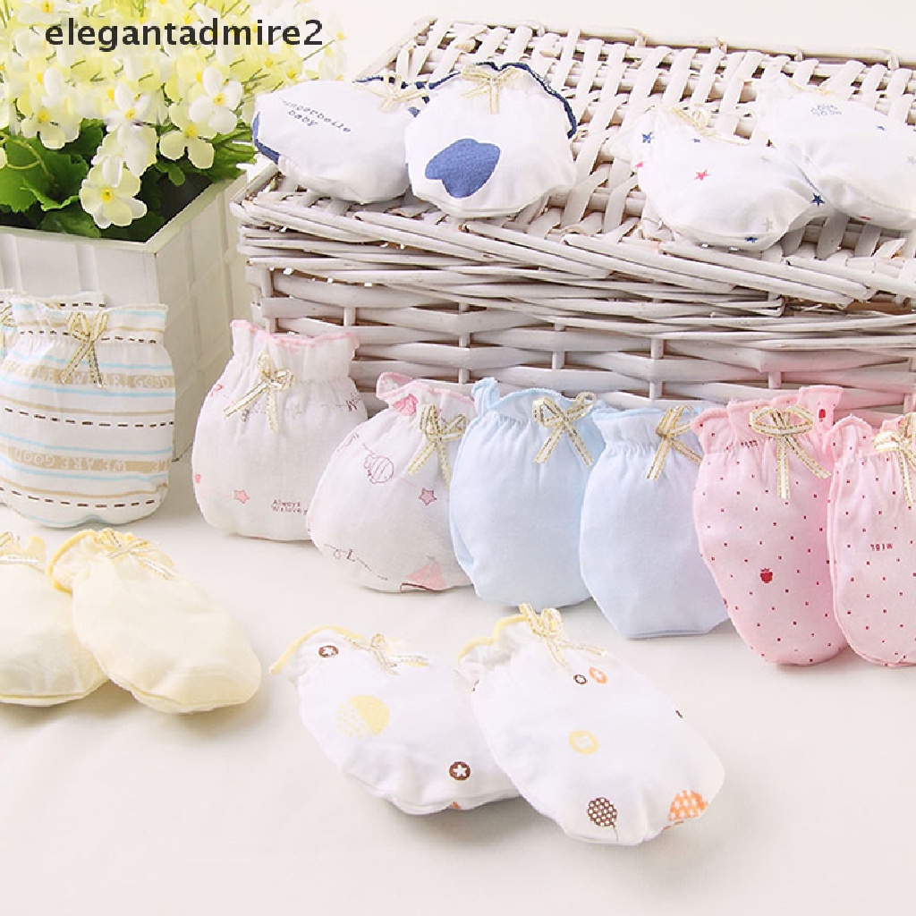 Găng Tay Cotton Chống Xước Thời Trang Cho Bé