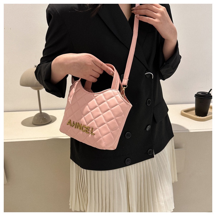 Túi Xách JASMIN NOIR Tote Dáng Vuông Dài Kẻ Sọc Caro Có Dây Đeo Cho Nữ