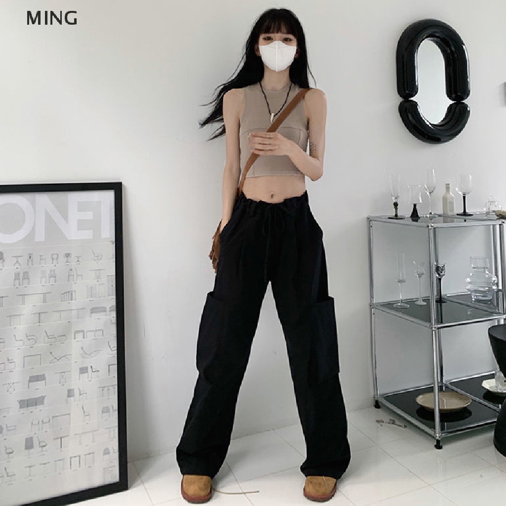 Quần Yếm Ống Rộng Thông Minh Phong Cách Hàn Quốc Nhật Bản Và Hàn Quốc Dành Cho Nữ