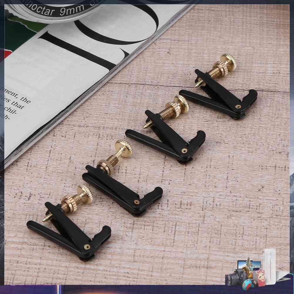 Bộ 4 Móc Lên Dây Đàn Violin Mạ Sắt 4 / 4-3 / 4
