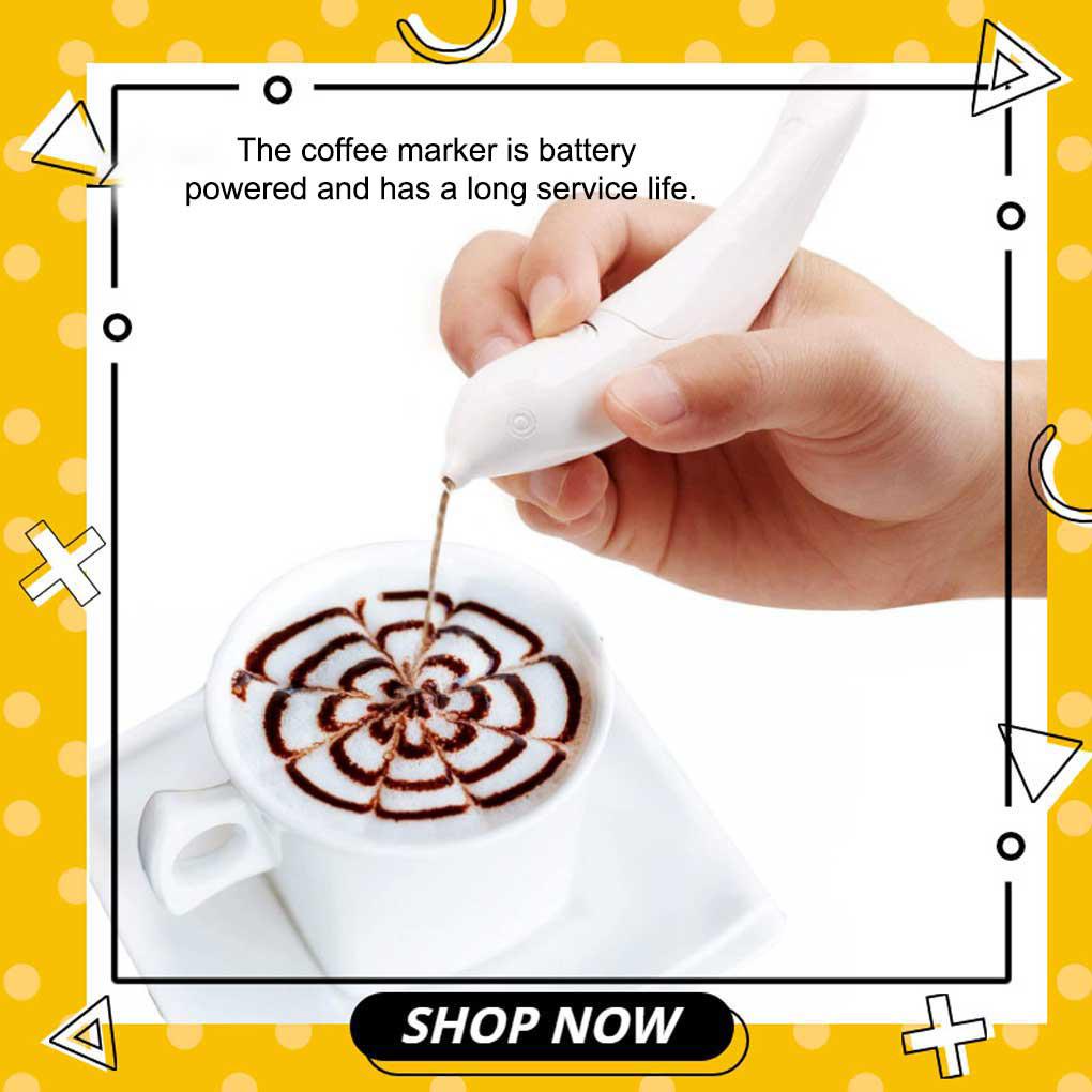 Bút Khắc Trang Trí Bánh Kem / Cà Phê / Gia Vị Chống Trượt Tiện Dụng Cho Nhà Bếp