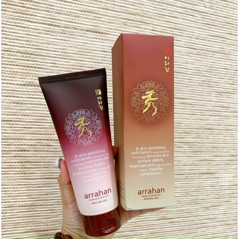 Gel tẩy tế bào chết nhân sâm arahan