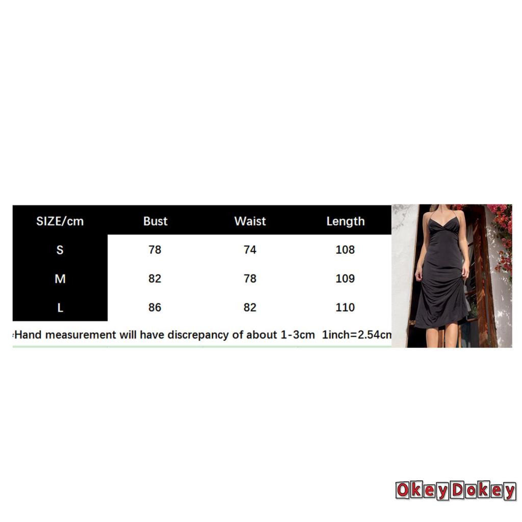 Đầm Đen Cổ Chữ V Hở Lưng Buộc Dây Gợi Cảm Phong Cách Vintage Cho Nữ