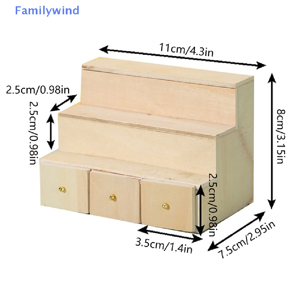 Kệ Để Giày / Đồ Dùng Mini Trang Trí Nhà Búp Bê Tỉ Lệ 1: 12