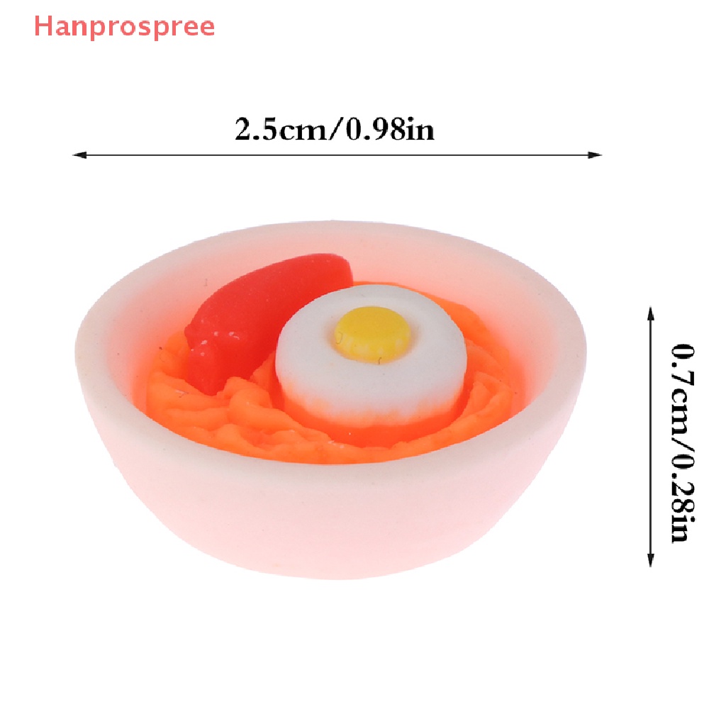 Bộ 4 Đồ Chơi Mô Hình Tô Mì / Rau Củ Quả 1: 12 Trang Trí Nhà Búp Bê