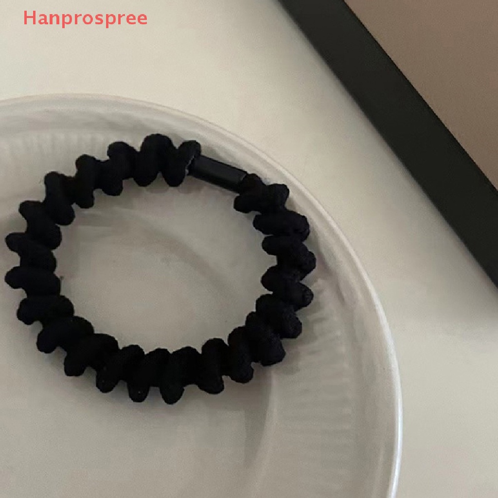 Bộ 10 Dây Buộc Tóc Cao Su Màu Cà Phê Đơn Giản Siêu Bền