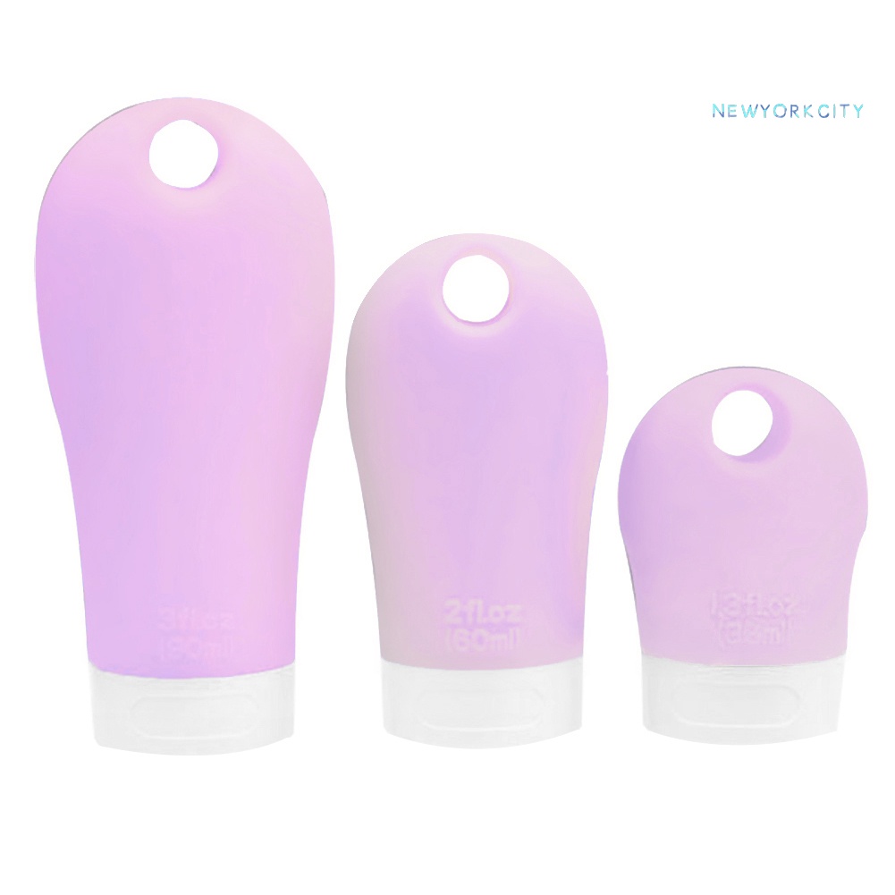Chai Silicone Rỗng Đựng Dầu Gội 38 / 60 / 90ml Tiện Dụng Khi Đi Du Lịch