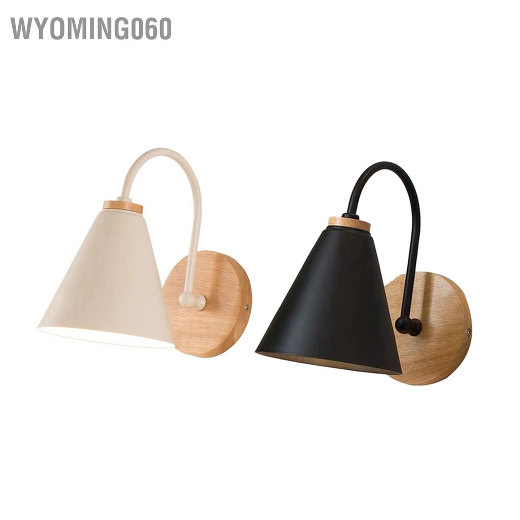 Wyoming060 Đèn Tường Hành Lang Chụp Sắt Treo Ánh Sáng Cong Cho Phòng Ngủ Khách Nghiên Cứu