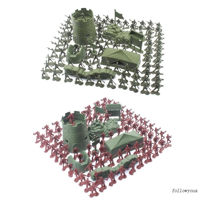 Fol Set 100 Mô Hình Lính Đồ Chơi Nhiều Mẫu Mã Cho Halloween