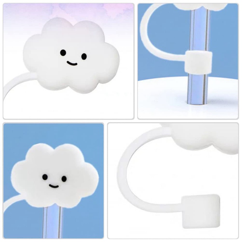 Nắp Đậy Ống Hút Bằng Silicone Tái Sử Dụng Chống Bụi Cho Ống Hút 6-8Mm
