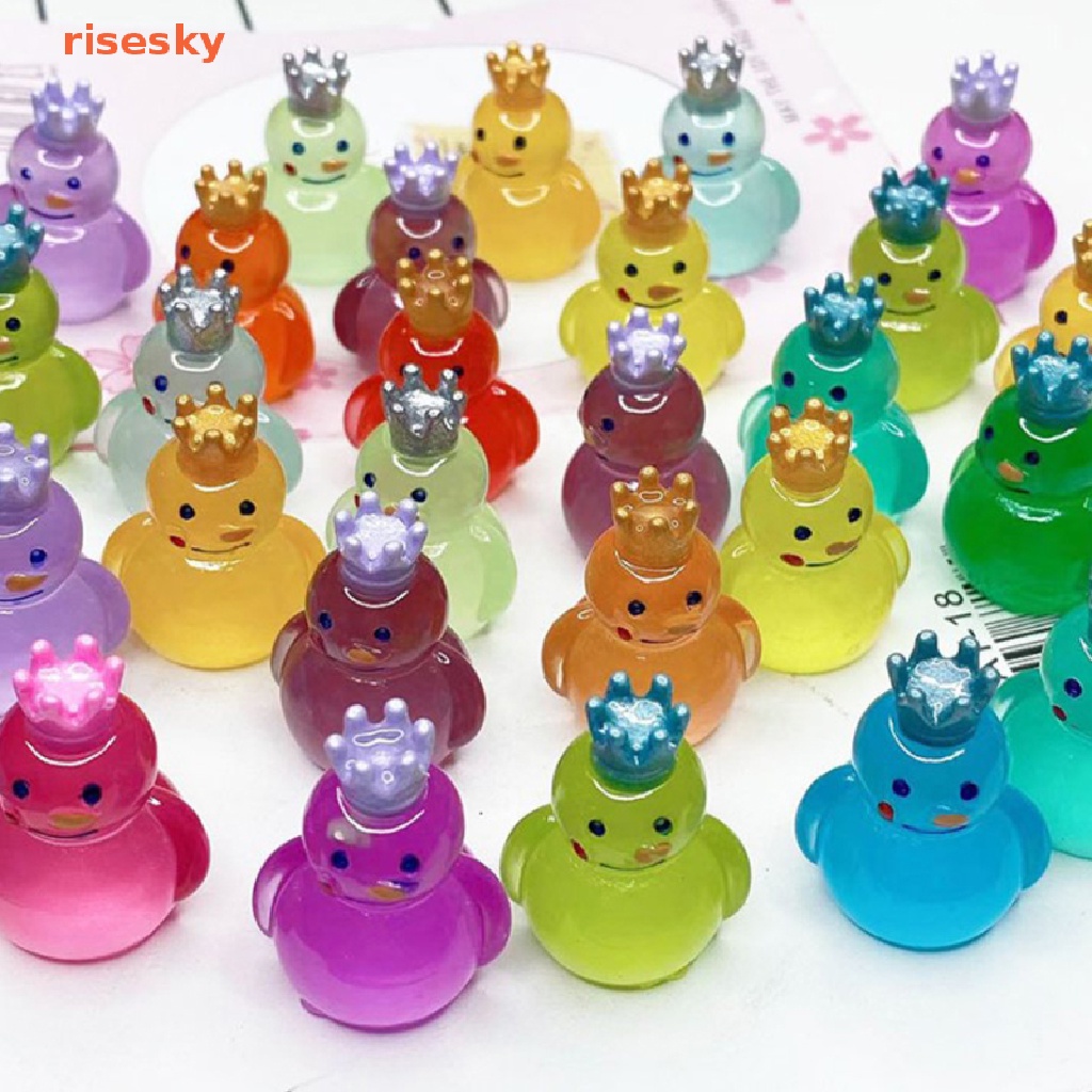 [risesky] Set 5 Tượng Nhỏ Phát Sáng Trong Bóng Tối Trang Trí Phong Cảnh