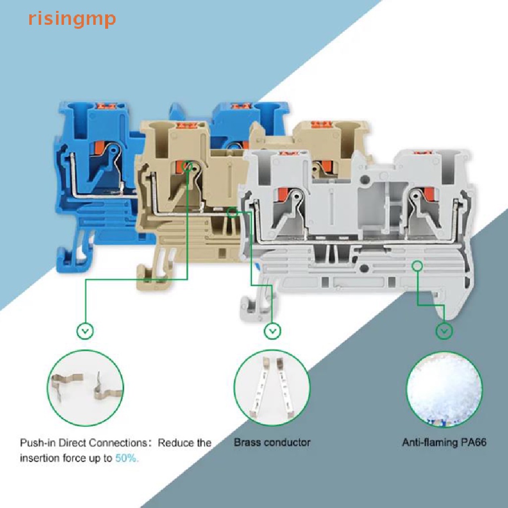 Set 10 Khối Đấu Nối Dây Điện PT-2.5 Không Vít