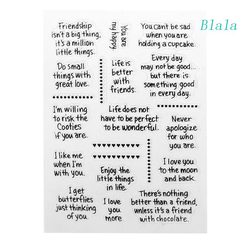 Con Dấu Silicone Trong Suốt Trang Trí Thủ Công