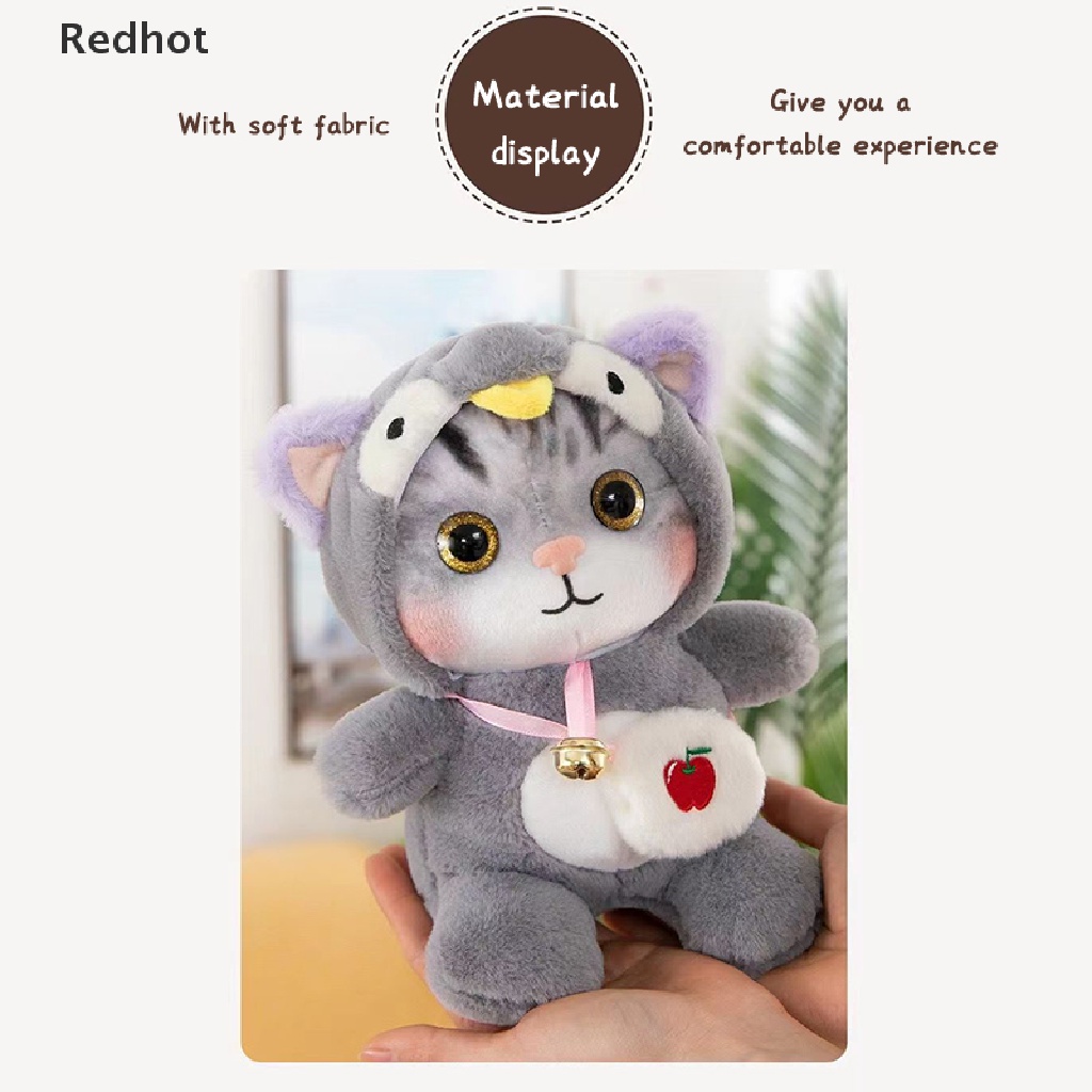 Búp Bê Nhồi Bông Hình Chú Mèo Dễ Thương 25cm