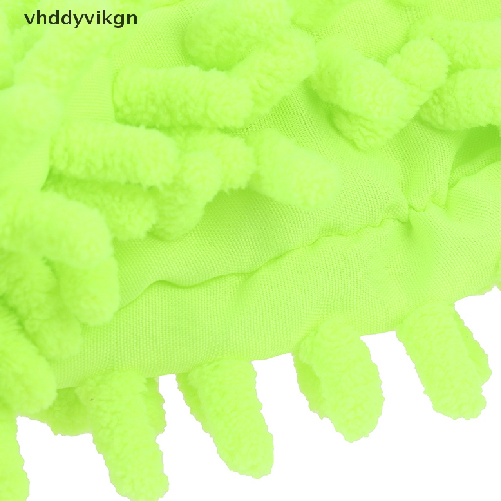 Găng Tay Vải Chenille Mềm Mại Dạng Lưới Dùng Để Rửa Xe Hơi