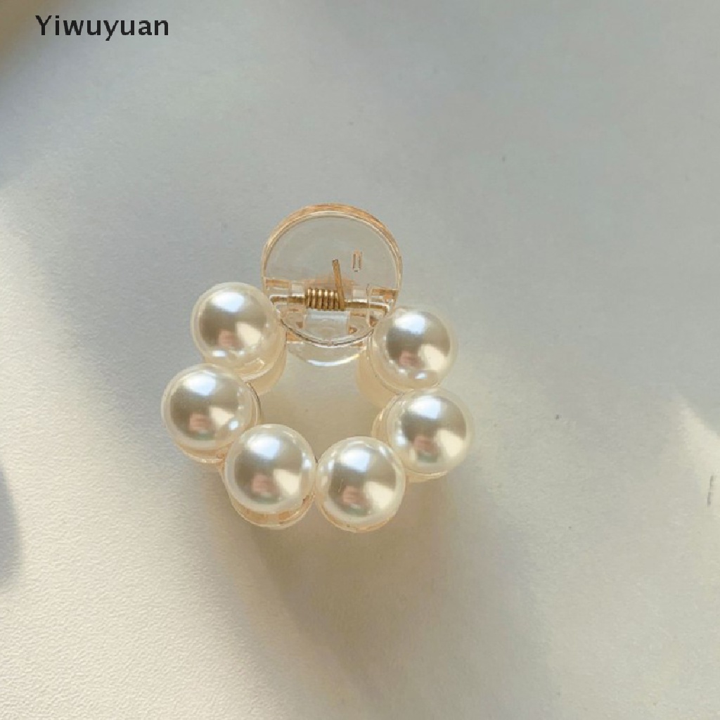 1 Kẹp Tóc Ngọc Trai Tròn Mini Cho Nữ