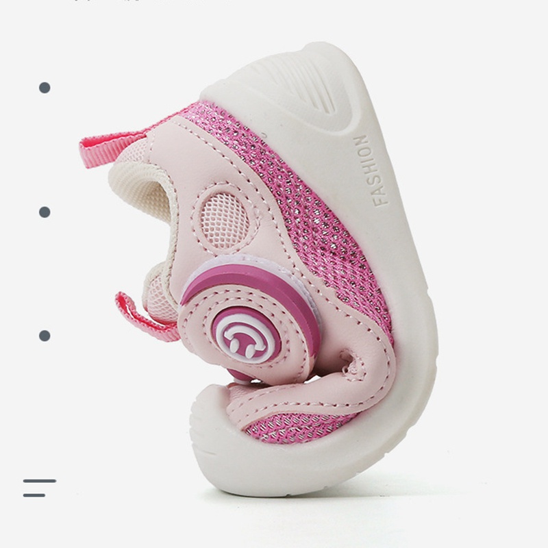 Giày Thể Thao Đế Mềm Thoáng Khí Cho Bé 0-3 Tuổi