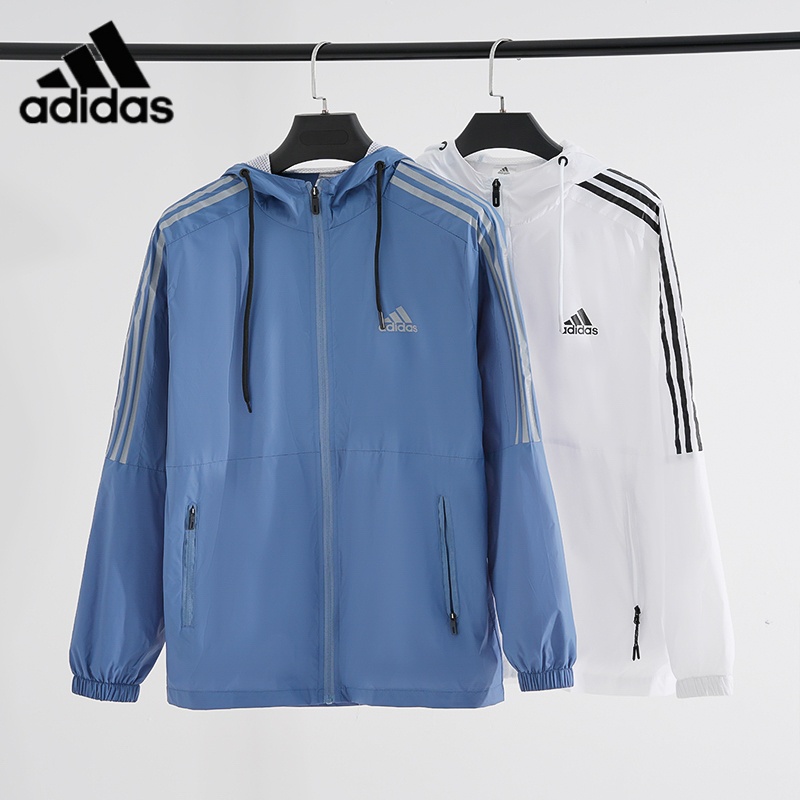 Áo Khoác Gió Adidas Chính Hãng 100% Phối Lưới Thoáng Khí Trọng Lượng Nhẹ Cho Nam Và Nữ