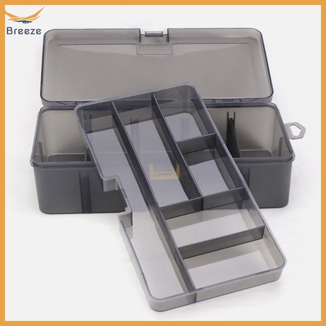 Hộp Đựng Mồi Câu Cá 2 Tầng Có Thể Điều Chỉnh Tiện Dụng