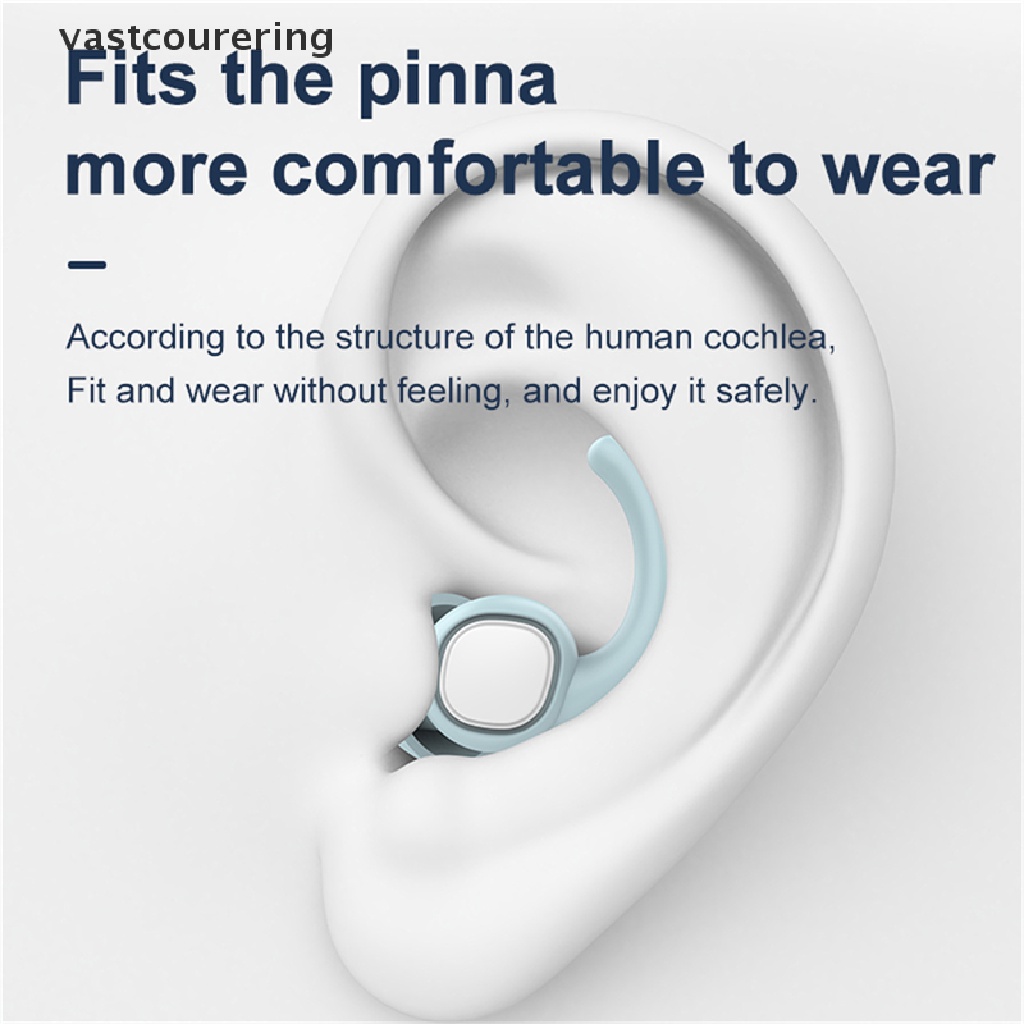 1 Cặp Nút Bịt Tai Giảm Tiếng Ồn Chống Nước Bằng Silicone Mềm