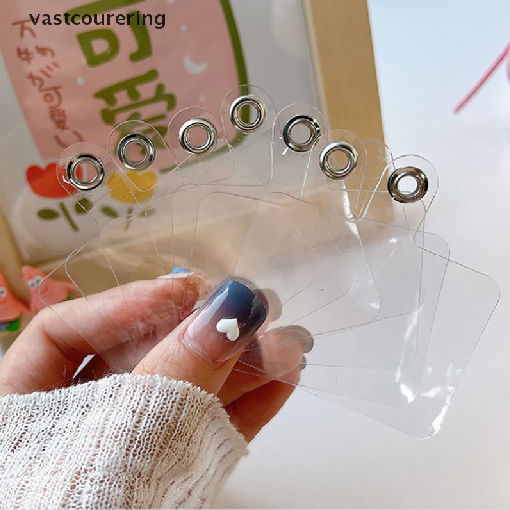 Bộ 5 Dây Đeo Thẻ Cố Định Kết Nối Điện Thoại Chống Thất Lạc Không Đục Lỗ Trong Suốt