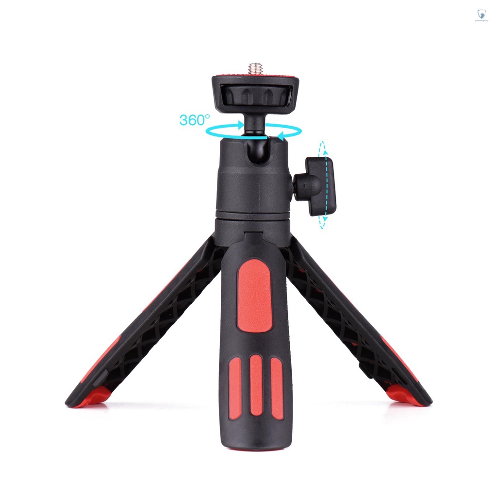 Bộ Đèn LED Andoer Mini Kèm Giá Đỡ Điện Thoại + Đèn LED Mini 5500K Điều Chỉnh Được Độ Sáng