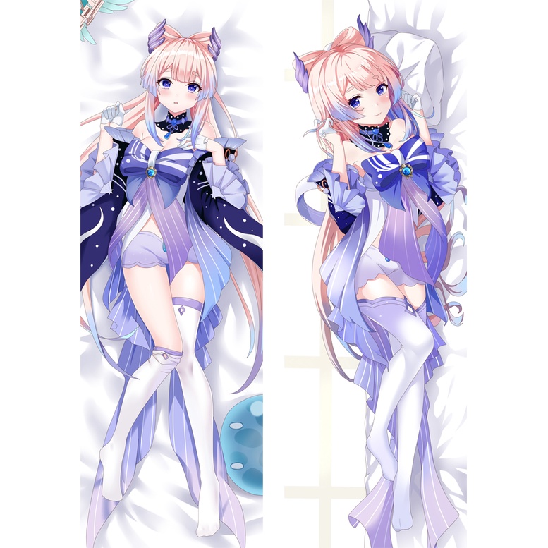 Vỏ Gối In Hình Nhân Vật Game Genshin Impact Sangonomiya Kokomi Dakim Sakura Kích Thước 50 * 150cm