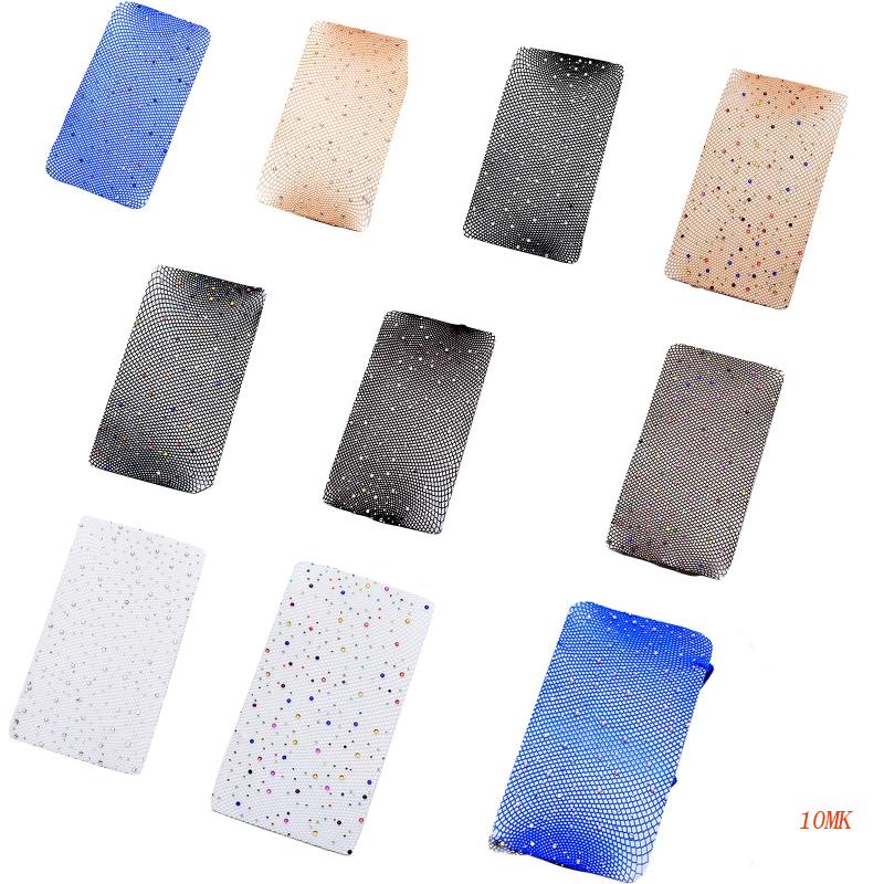 Xiangbao Quần Tất Lưới Rỗng Đính Kim Cương Lấp Lánh Quyến Rũ Cho Nữ J