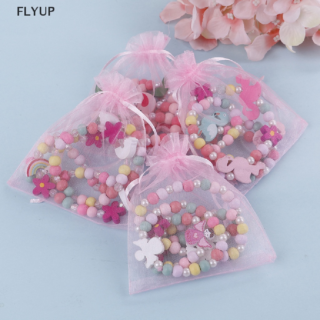 Vòng cổ Hạt Cườm Hoạt Hình Cho Bé Gái