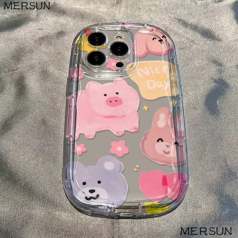 ✅Ốp Điện Thoại Dẻo Trong Suốt Họa Tiết Động Vật Nhỏ Dễ Thương Chống Sốc Cho Iphone 137 Xr Iphone1412 11xs / 8ppromax / 5S07
