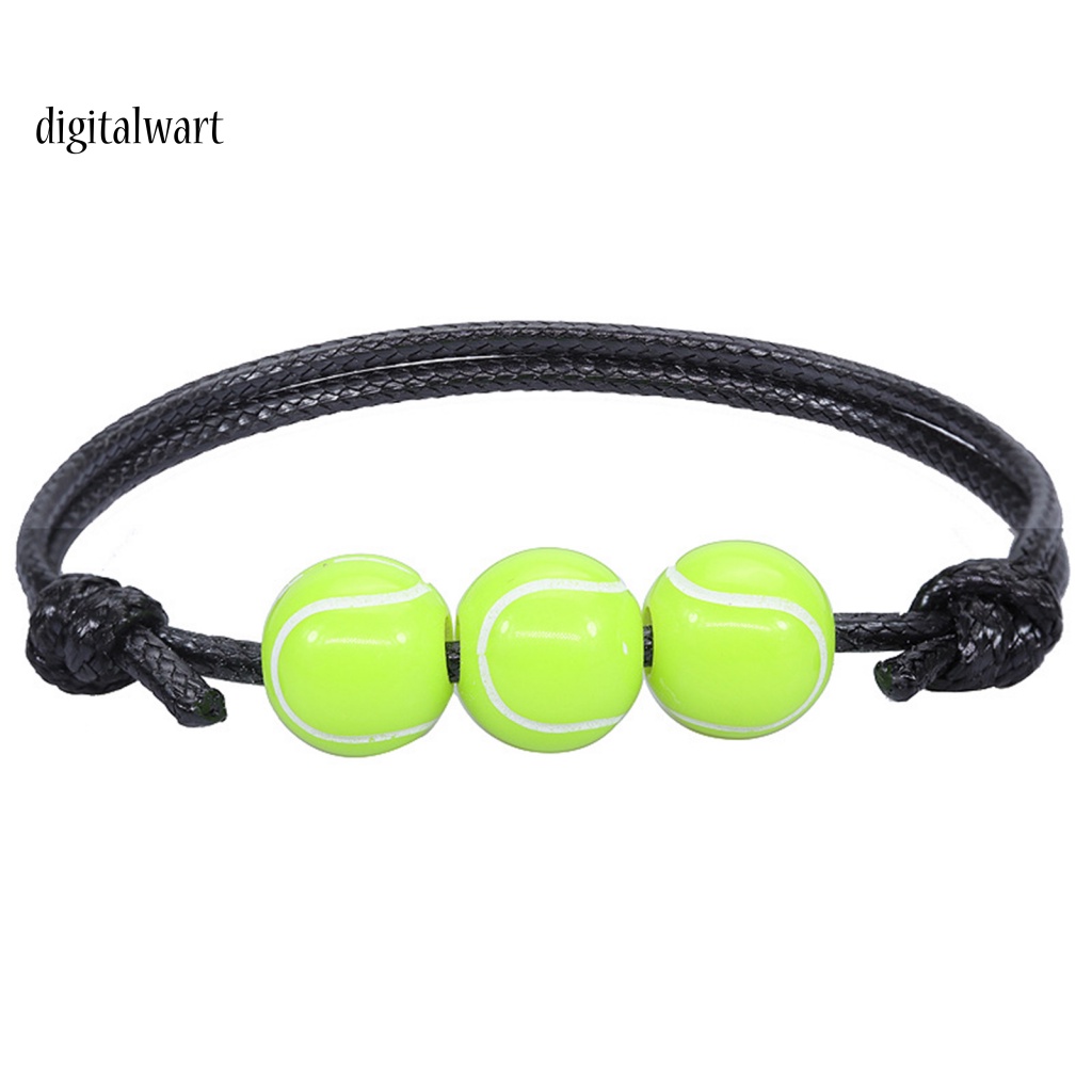 Kỹ Thuật Số| Vòng Tay Dây Bện Gắn Bóng Bầu Dục Thời Trang Unisex