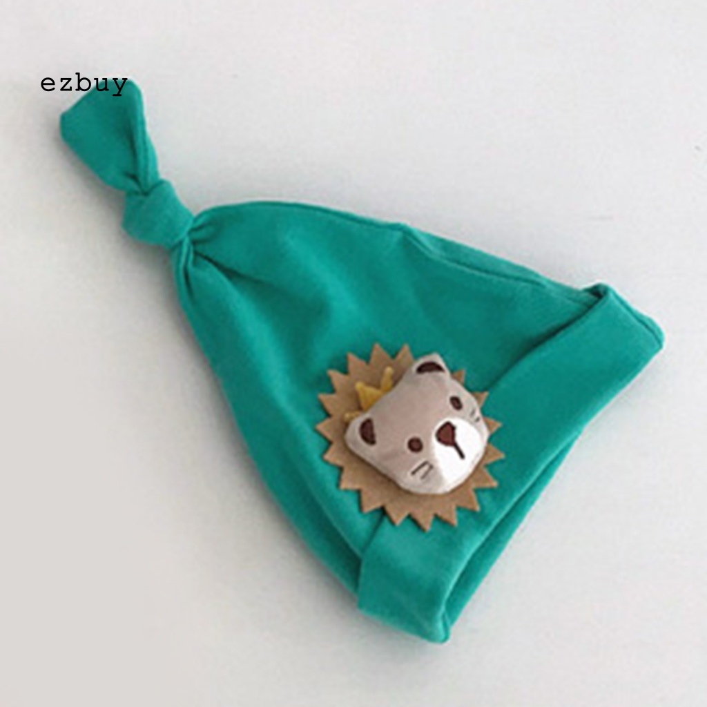 Mũ Beanie Dày Dặn Thoáng Khí Không Biến Dạng In Hình Sư Tử Dành Cho Bé Trai Gái