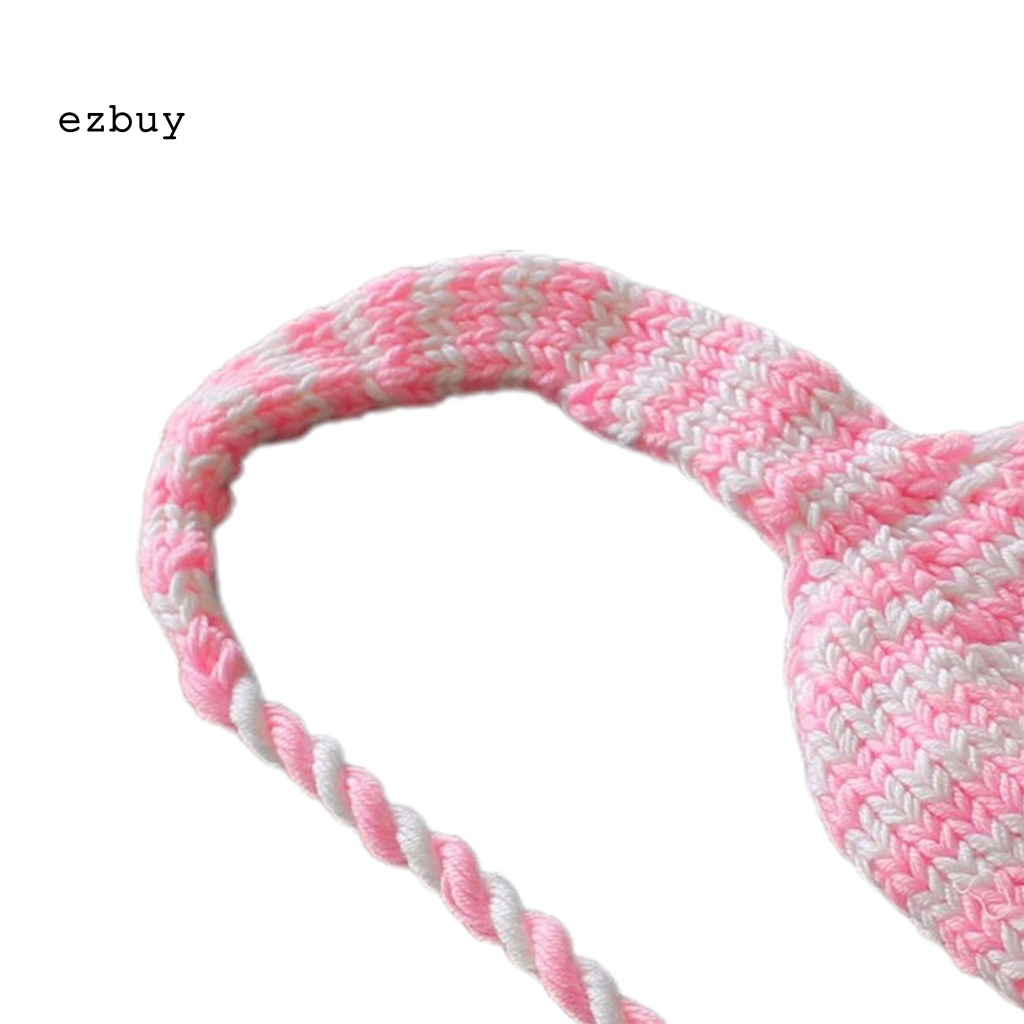 Mũ Len Hình Gà Con Dễ Thương Dùng Làm Đạo Cụ Chụp Ảnh Cho Bé Sơ Sinh