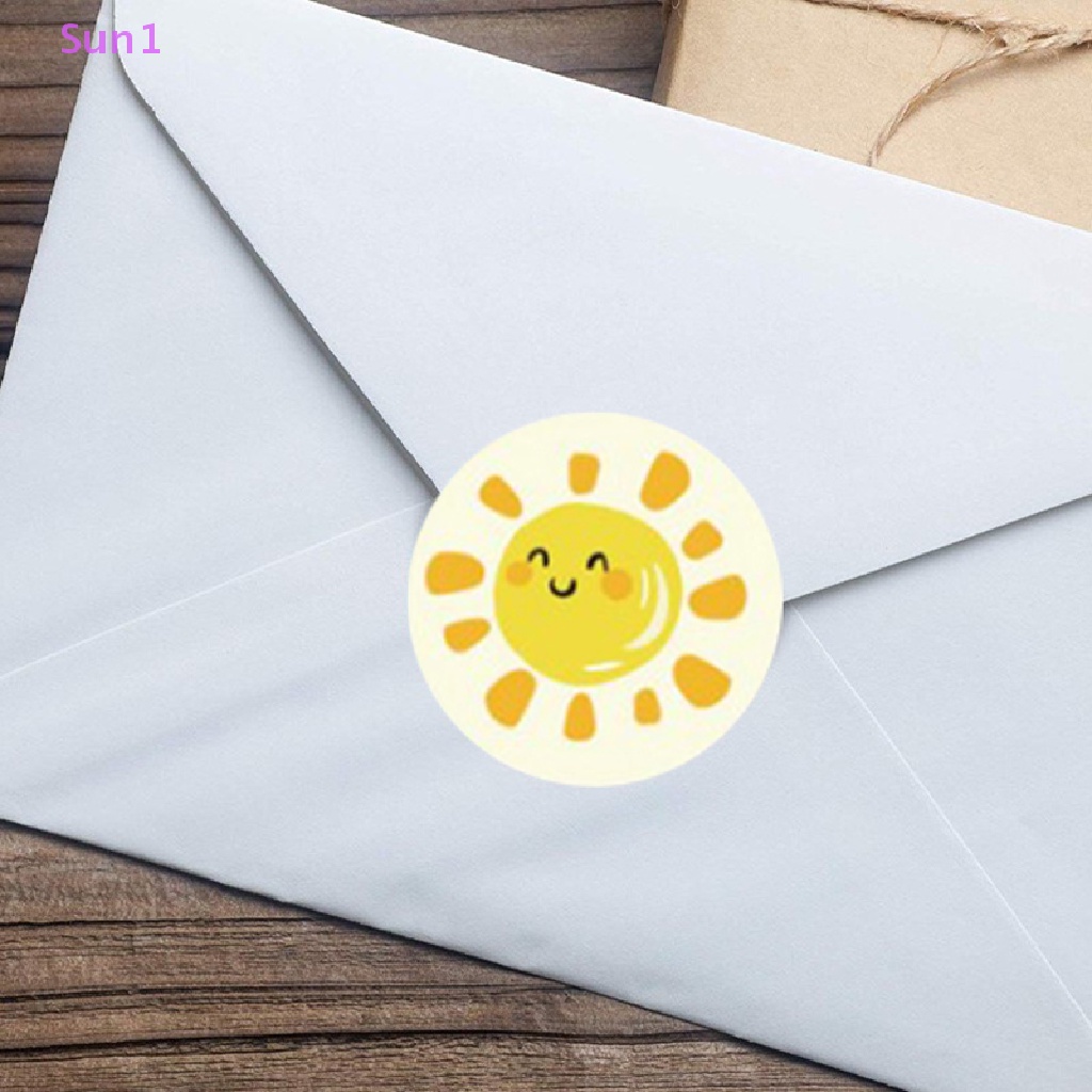 Cuộn 500 Nhãn Dán Tròn In Chữ Thank You Và Hoa Dễ Thương Trang Trí Sổ Tay Giày Thể Thao Họa Tiết Xinh Xắn Chất Lượng