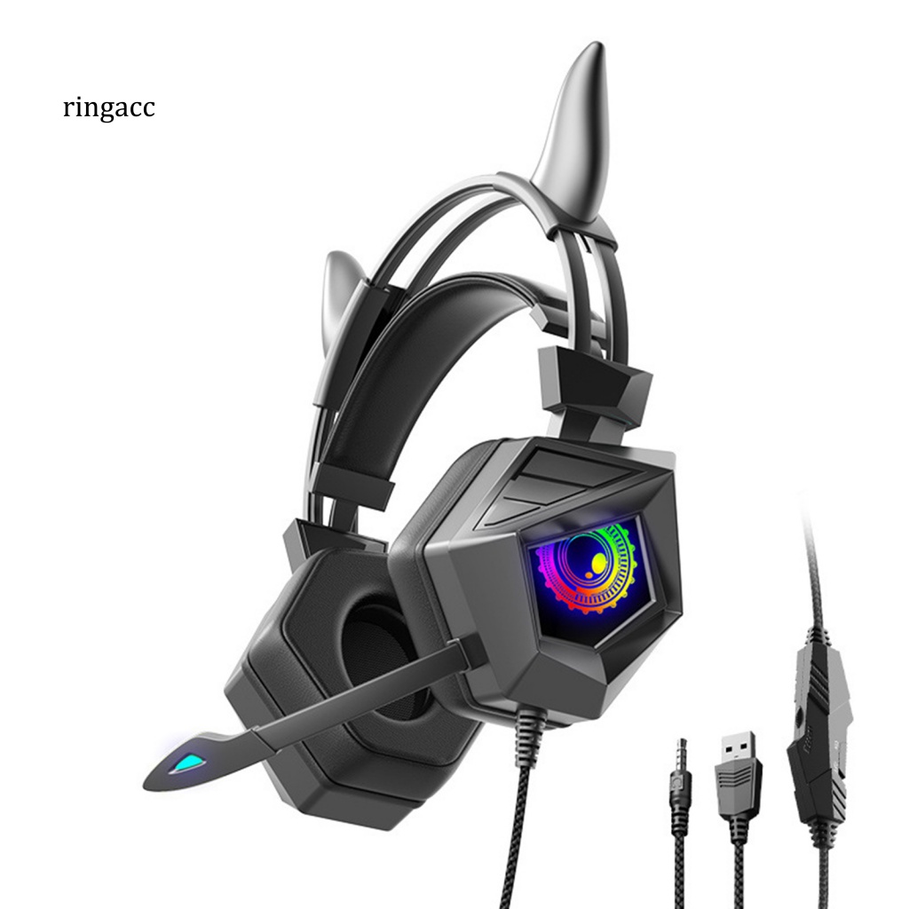 Tai Nghe RGA Có Dây RGA RGB Phát Sáng Với Đầu Cắm 3.5mm / USB Dùng Để Chơi Game