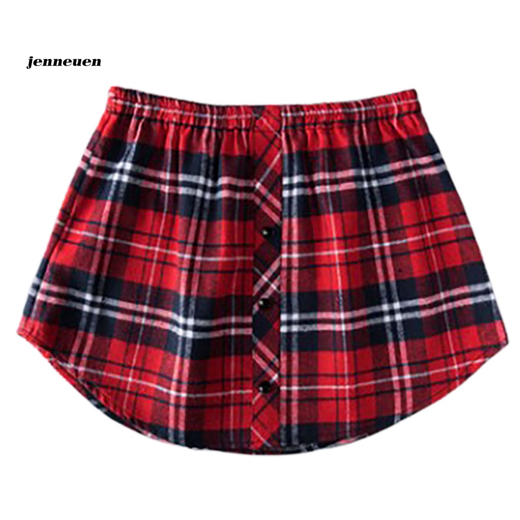 Chân Váy Ngắn Giả Váy Màu Trơn Mềm Mại Thời Trang Cho Nữ