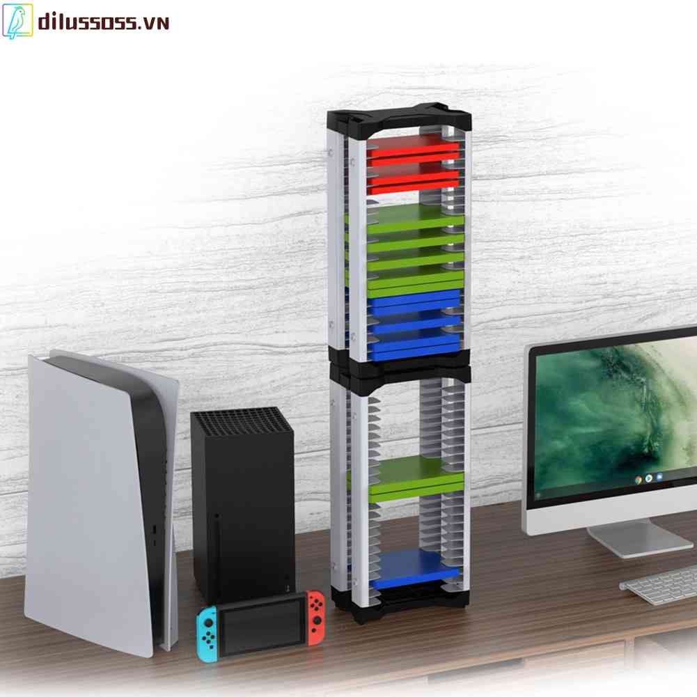 Hộp Đựng Đĩa CD Có Móc Treo Tai Nghe Cho Sony PS Xbox