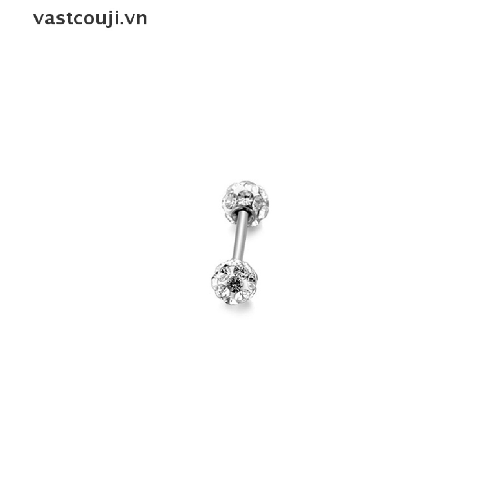1 Khuyên Tai Bạc 925 Đính Đá Zircon Thời Trang Nữ