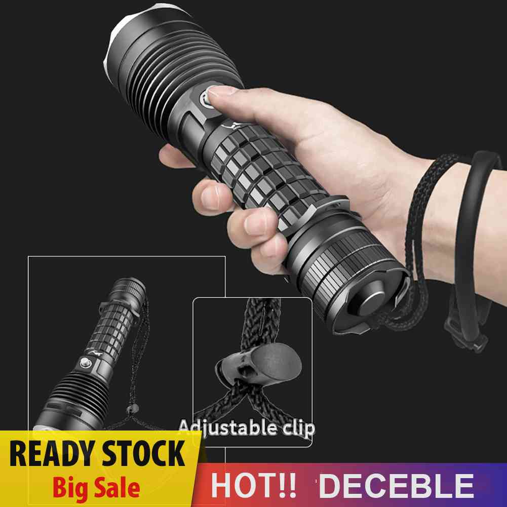 Đèn Pin XHP70 LED 3 Chế Độ Chống Trượt Tiện Dụng Khi Đi Cắm Trại Leo Núi