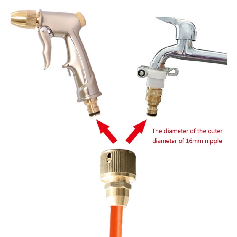 Đầu Nối Ống Nước DN10 Bằng Đồng Thau Chất Lượng Cao