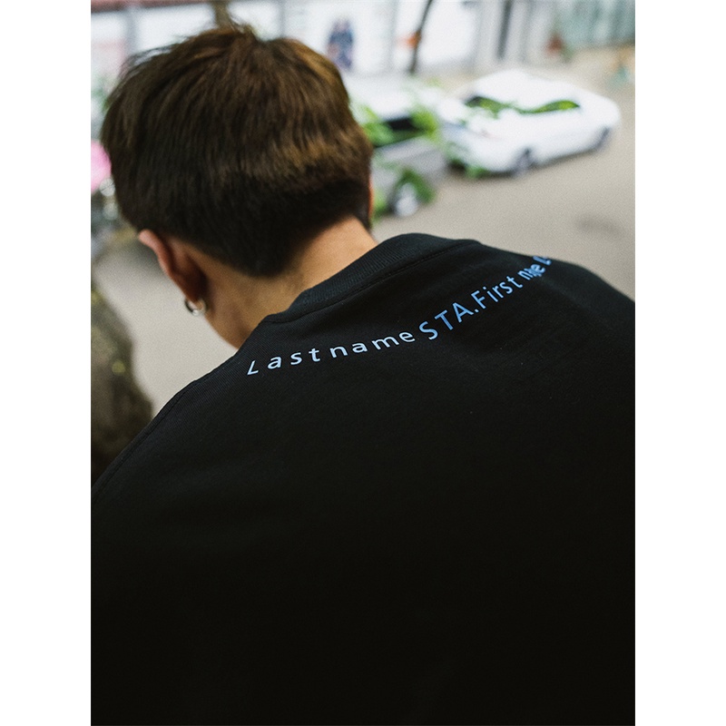 Sta &amp; - Áo Thun cotton Nguyên Chất Tay Ngắn Cổ Thuyền Cảm Biến Nhiệt Có Dây Mùa Hè Cho Nam Và Nữ