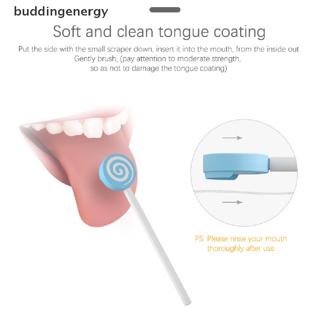 {BUDDI} Dụng Cụ Nạo Lưỡi Cho Người Lớn Phẫu Thuật Loại Bỏ Chất Nhờn {BUDDI}