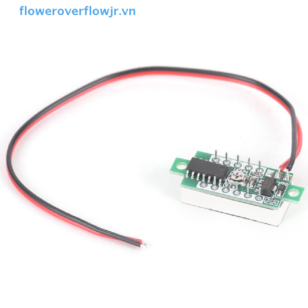 Vôn Kế Mini 2 Dây Màn Hình LED 3 Số DC 2.5-30V