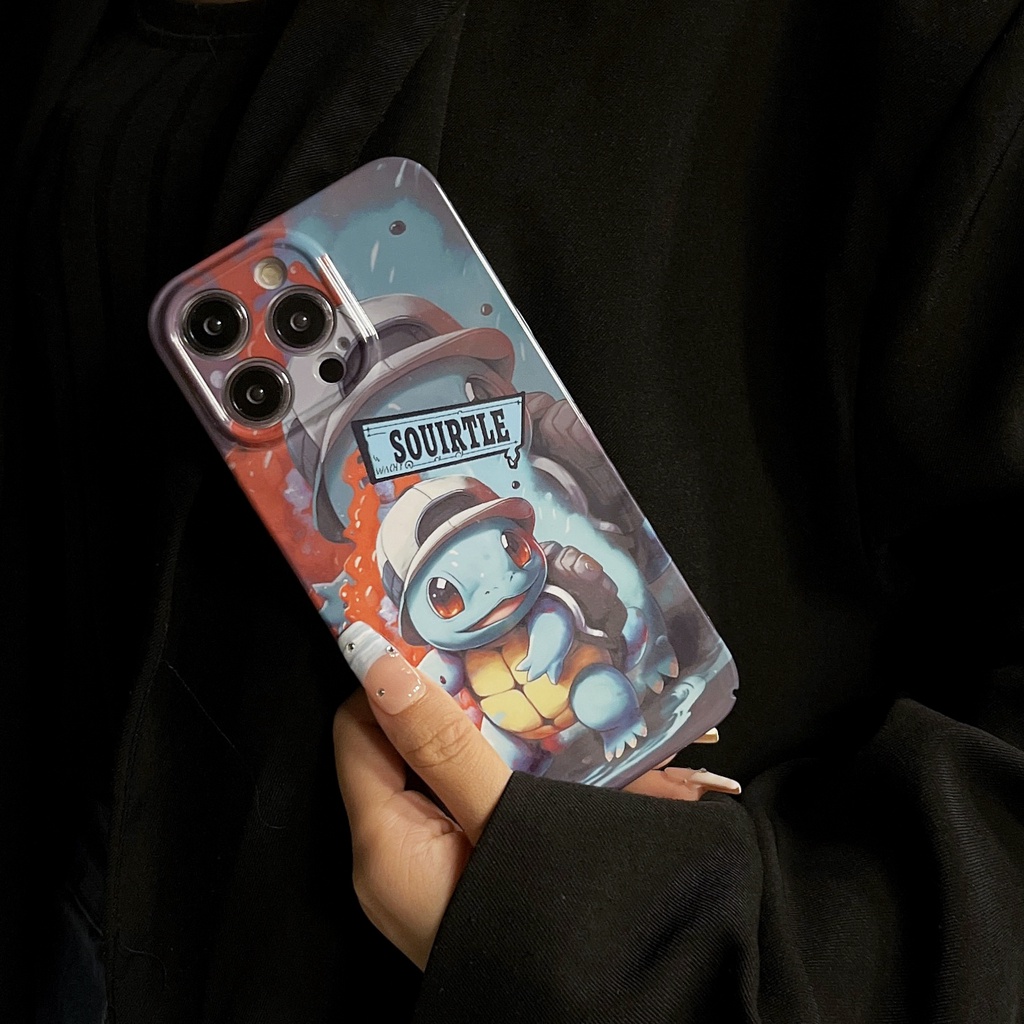 Ốp Điện Thoại PC Cứng Họa Tiết Hoạt Hình Graffiti Cho iphone 14 13 12 11 Pro MAX XR X / XS MAX 7 / 8 Plus