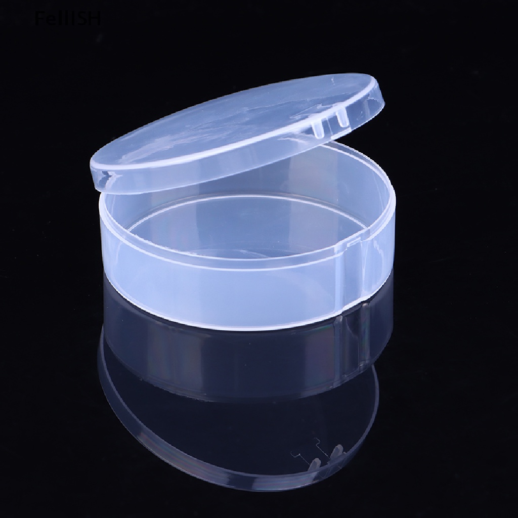 Hộp Đựng Mút Trang Điểm Hình Tròn Trong Suốt Tiện Dụng 439br