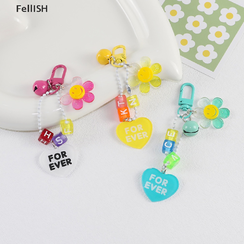 1 Móc Khóa Hình Hoa Hướng Dương Nhiều Màu Dễ Thương 439br