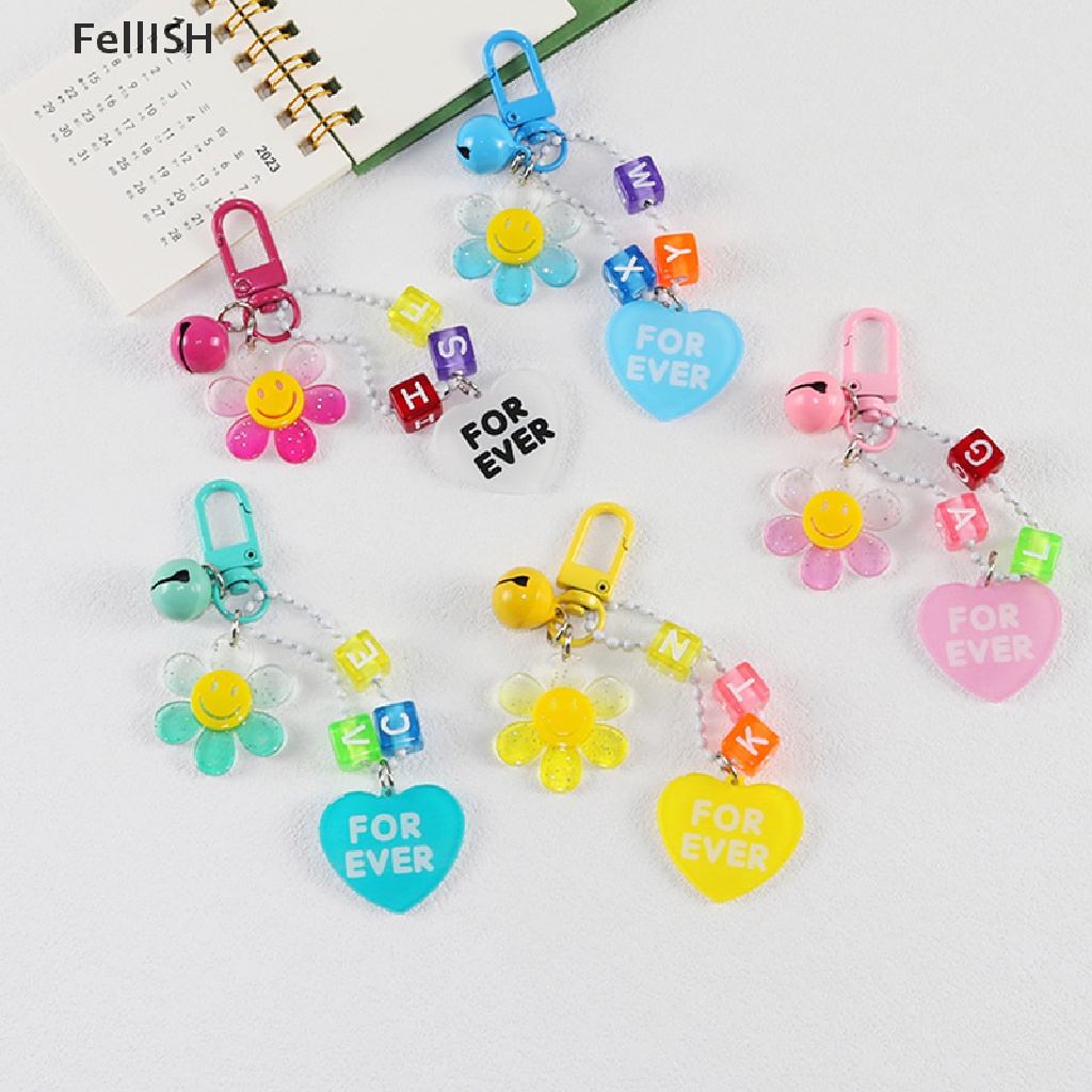 1 Móc Khóa Hình Hoa Hướng Dương Nhiều Màu Dễ Thương 439br