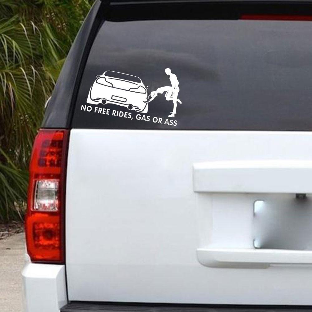 Sticker Phản Quang Chống Thấm Nước Họa Tiết Dễ Thương Dán Trang Trí Kính Chắn Gió Xe Hơi I1O7
