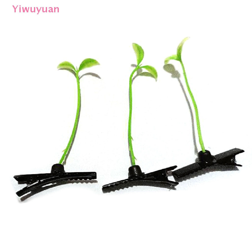 Bộ 4 Kẹp Tóc Cỏ Ngộ Nghĩnh Thời Trang Unisex